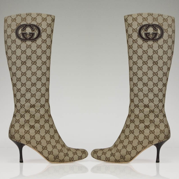 Rare gucci monogram boots - Picture 2 of 5